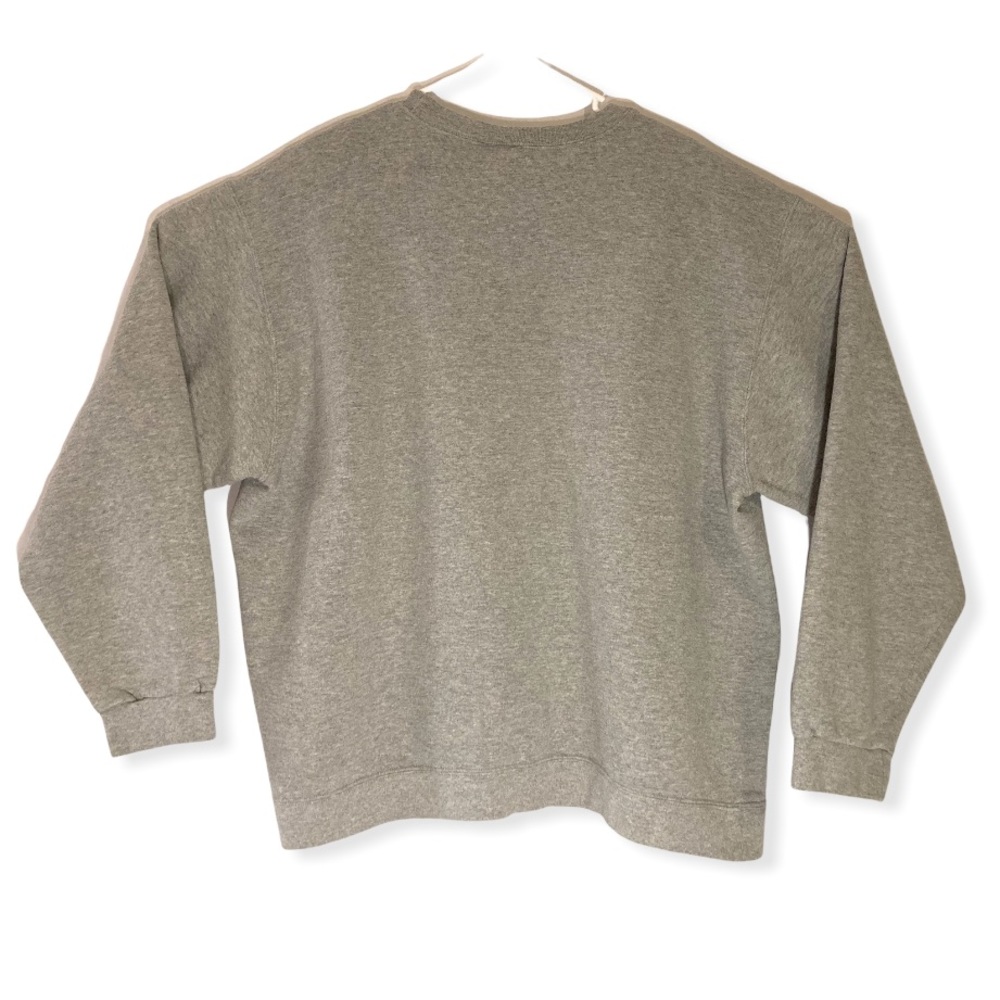 VTG 90s Nike White Tag Crewneck Sweatshirt Mini Swoosh Made in USA 2XL XXL Gray - Picture 2 of 4